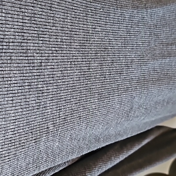 Maurices Gray Henley Long Sleeve Tee with Rust and Pink Stripes NWT - Picture 4 of 12